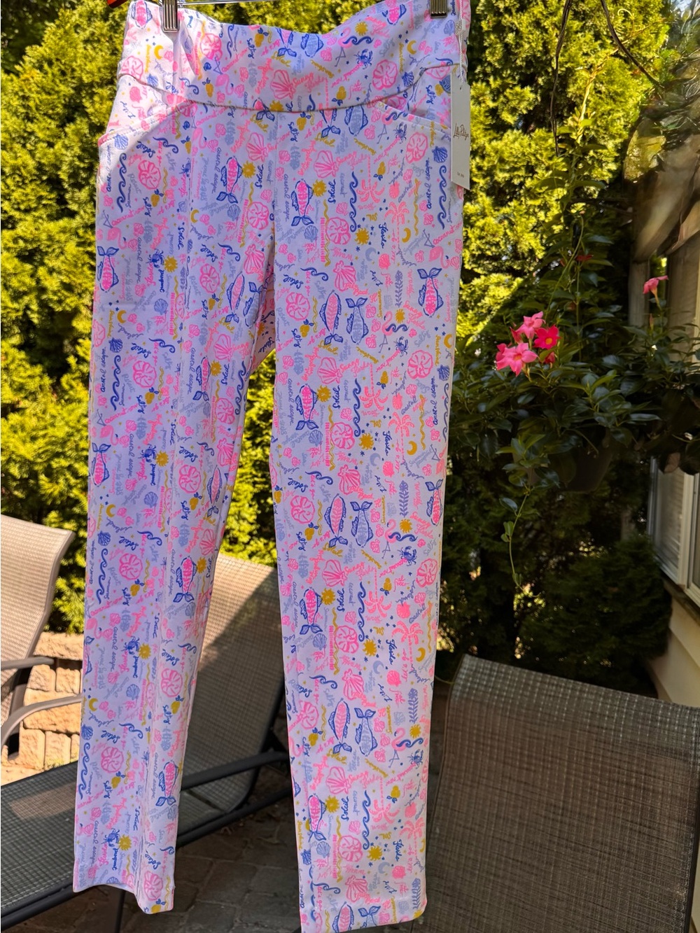Lilly Pulitzer Golf/Athleticwear Pants - Fairway Performance Twill Luxletic UPF